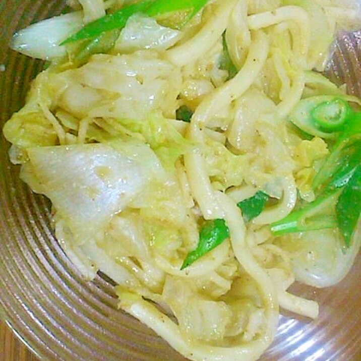 簡単すぎる野菜のあったかゴマ和えうどん